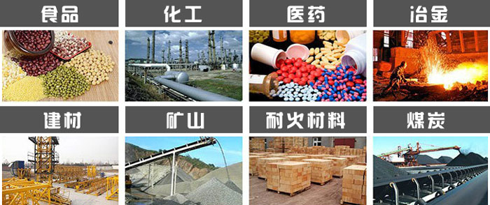 直徑1000型振動篩使用的行業(yè):食品，化工，醫(yī)藥，冶金，建材，礦山，耐火材料，煤炭等行業(yè)。