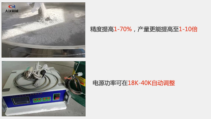 精度提高1—70%，產(chǎn)量更能提高至1-10倍  電源功率可在18K-40K自動(dòng)調(diào)整