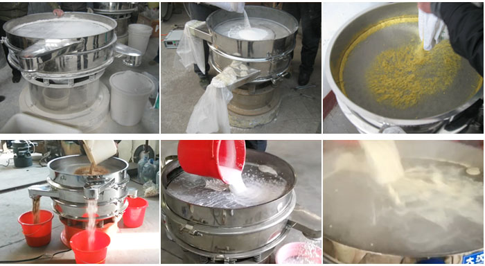豆?jié){振動篩可適用于化工行業(yè)、食品行業(yè)、冶金礦業(yè)、公害處理等行業(yè)