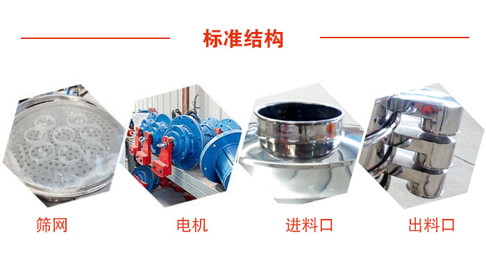標(biāo)準(zhǔn)篩，篩網(wǎng)，電機(jī)，進(jìn)料口，出料口